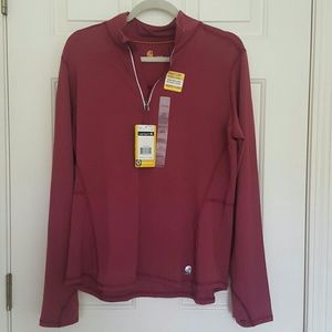 Carhartt Womem's Force Ferndale 1/4 zip shirt